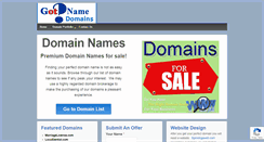Desktop Screenshot of gotname.com